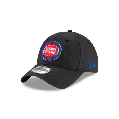Detroit Pistons Gorra | New Era NBA Waxed Canvas 9twenty Adjustable Cap Mexico - Negros